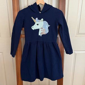 Carter's hoodie dress with unicorn